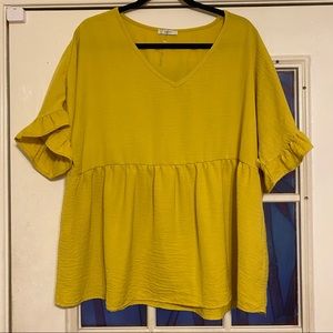 Mustard Yellow Jodifl Maternity Top